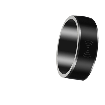 Inel NFC Bluetooth cu alimentare solară, multifuncțional pentru Android, senzor de temperatură, magie, rezistent la apă