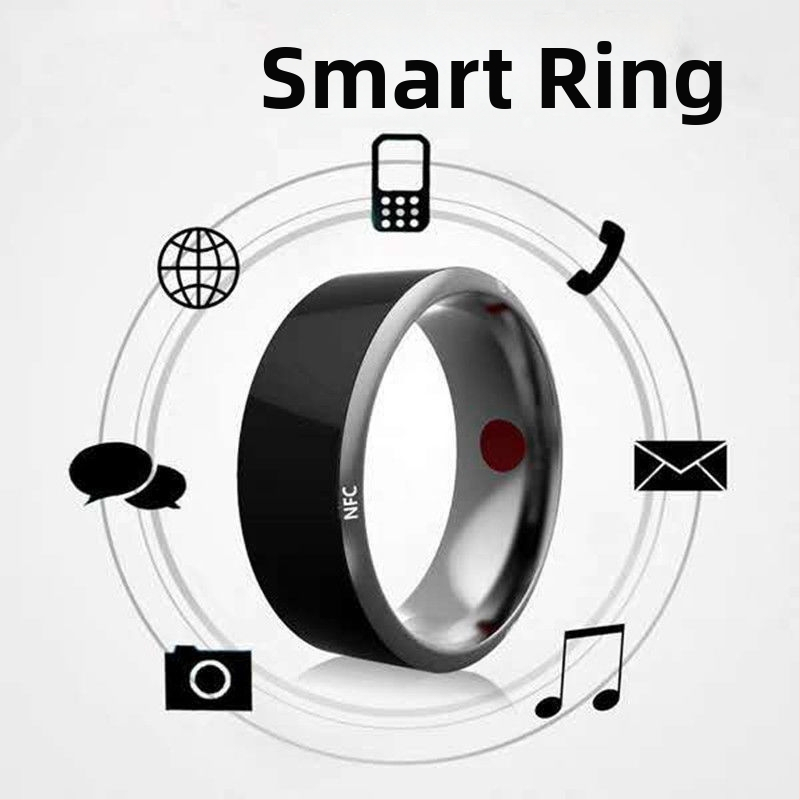 NFC prsteň s Bluetooth, solárne napájanie, Android viacfunkčný, teplotný senzor, kúzlo, vodotesný