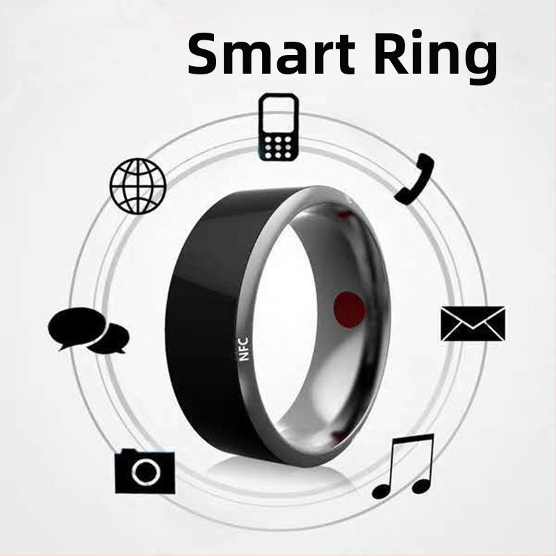 NFC prsteň s Bluetooth, solárne napájanie, Android viacfunkčný, teplotný senzor, kúzlo, vodotesný