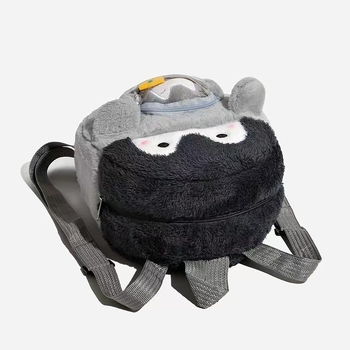 Plišani ruksak s pingvinom, crtani stil, mini školski ruksak