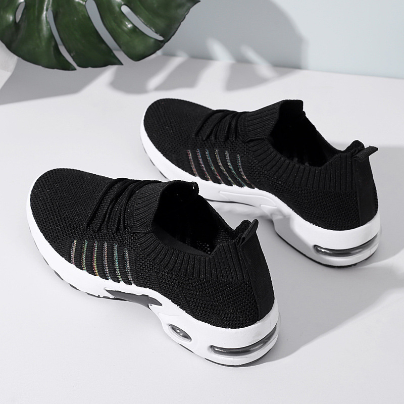 Pantofi sport pentru femei din plasă respirabilă, ușori, talpă moale, design casual pentru alergare