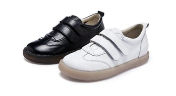Γυναικείοι loafers με Velcro, από δέρμα πρώτης στρώσης, καθημερινοί, άνετη μαλακή σόλα