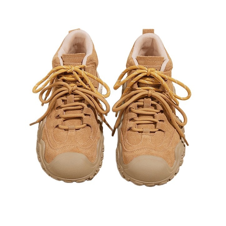 Női Martin csizmák vastag talppal, csúszásmentes, légáteresztő, sivatagi stílusú rövid csizmák, kényelmes és sokoldalú