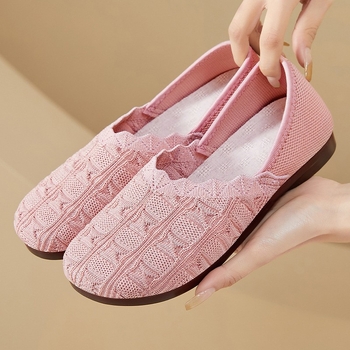 Pantofi damă slip-on din plasă respirabilă, confort zilnic