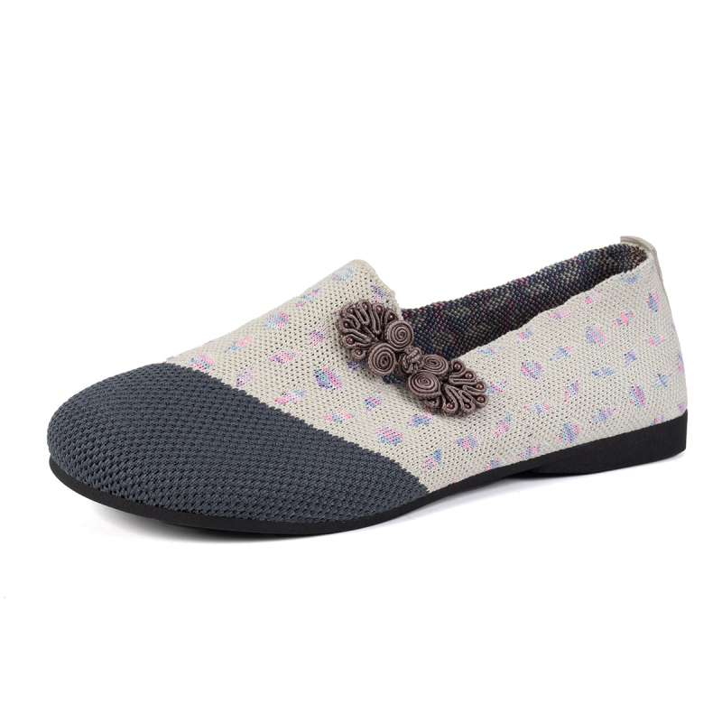 Ženske platnene tenisice u stilu Starog Pekinga, velika veličina, prozračan gornji dio, slip-on, mekani gumeni đon