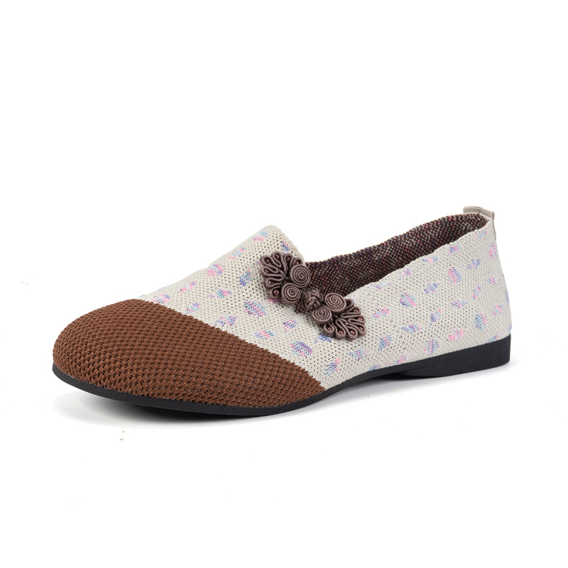 Ženske platnene tenisice u stilu Starog Pekinga, velika veličina, prozračan gornji dio, slip-on, mekani gumeni đon