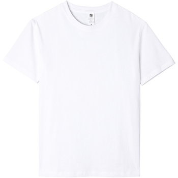 Djevojački pamukasti T-shirt kratkih rukava, ljeto 2025, jednobojni, okrugli izrez, opušten kroj, casual stil