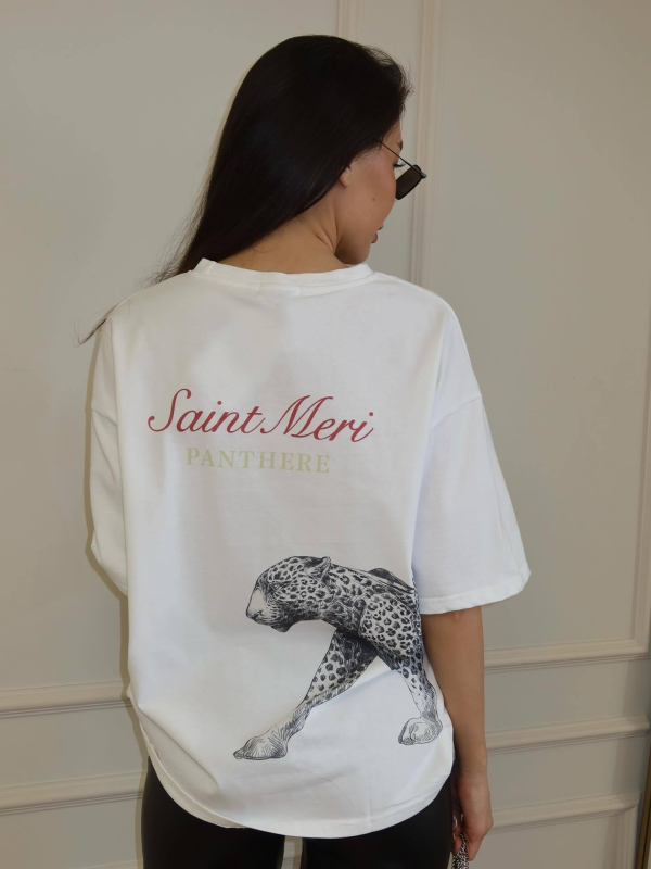 2026 ljeto: ženski T-shirt s leopard printom i tiskom slova, opuštene siluete, kratki rukavi, gradski street style