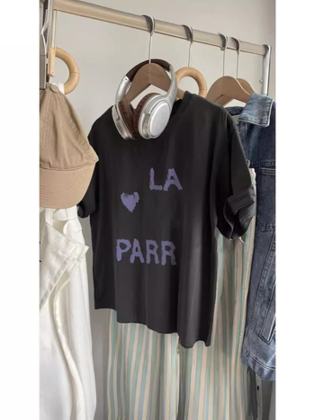 Ženski ljetni T-shirt kratkih rukava, američki retro stil, plus veličina, pamučni top s karikaturalnim printom