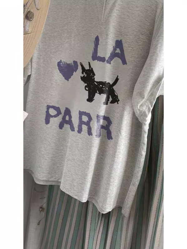 Ženski ljetni T-shirt kratkih rukava, američki retro stil, plus veličina, pamučni top s karikaturalnim printom