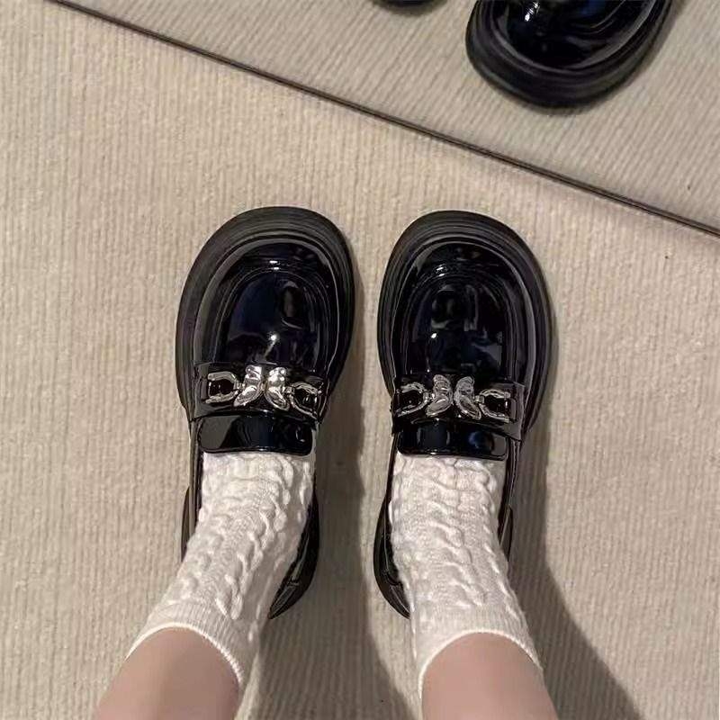 Ženske mokasine s mekom potplatom, japanskog stila, slip-on, Mary Jane u britanskom stilu, model 2025