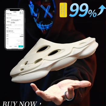 Brand Cao, Sandale fără toc pentru bărbați și femei, respirabile pentru vară, purtare exterioară, talpă groasă 3-5 cm, partea superioară EVA, căptușeală din piele, stil roman, deget în formă de gură de pește