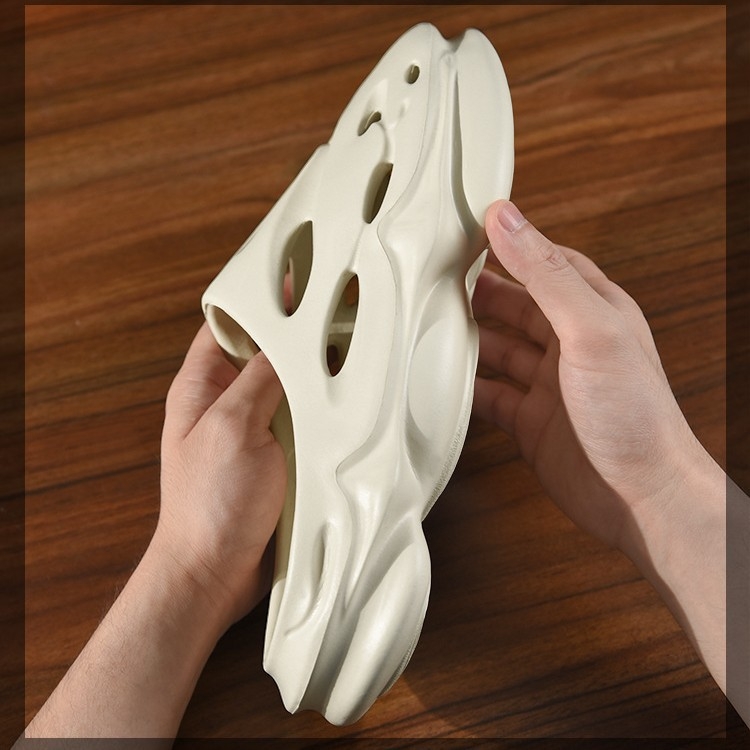 Brand Cao, Sandale fără toc pentru bărbați și femei, respirabile pentru vară, purtare exterioară, talpă groasă 3-5 cm, partea superioară EVA, căptușeală din piele, stil roman, deget în formă de gură de pește