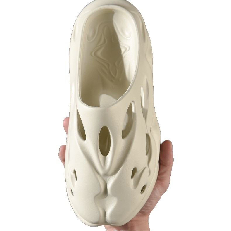 Brand Cao, Sandale fără toc pentru bărbați și femei, respirabile pentru vară, purtare exterioară, talpă groasă 3-5 cm, partea superioară EVA, căptușeală din piele, stil roman, deget în formă de gură de pește