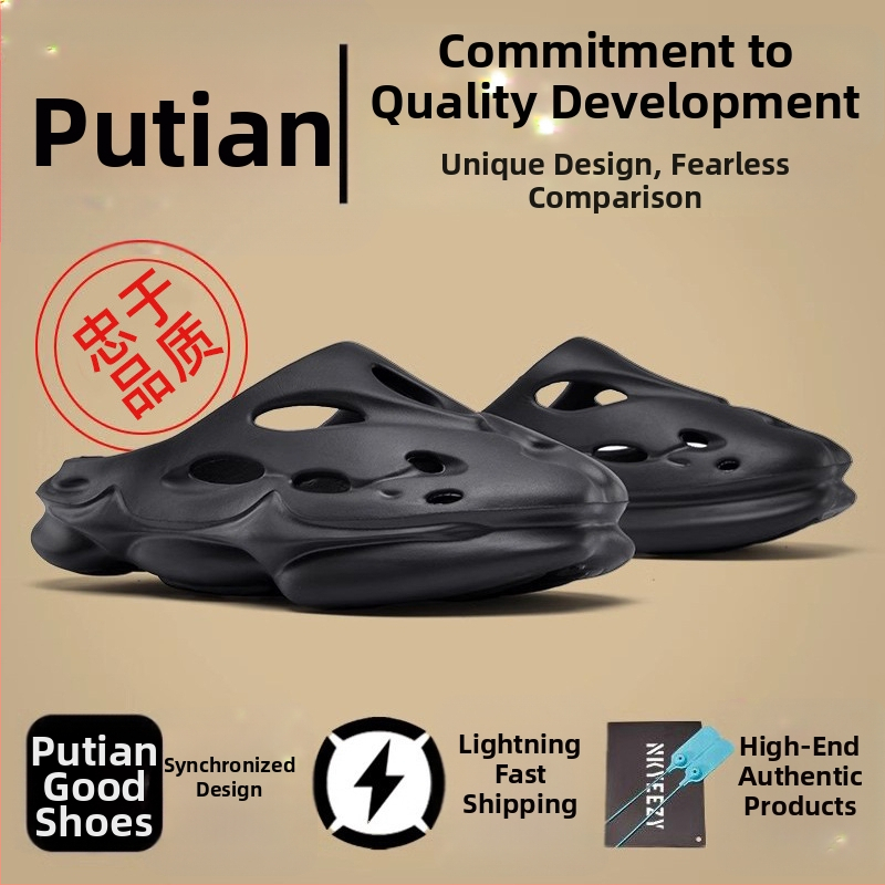 Brand Cao, Sandale fără toc pentru bărbați și femei, respirabile pentru vară, purtare exterioară, talpă groasă 3-5 cm, partea superioară EVA, căptușeală din piele, stil roman, deget în formă de gură de pește