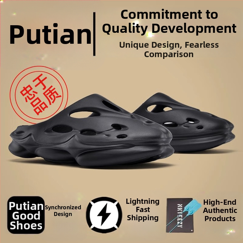 Brand Cao, Sandale fără toc pentru bărbați și femei, respirabile pentru vară, purtare exterioară, talpă groasă 3-5 cm, partea superioară EVA, căptușeală din piele, stil roman, deget în formă de gură de pește