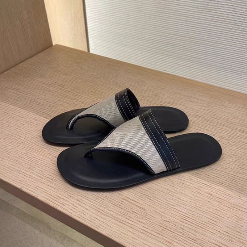 Ženske ljetne sandale s blok boja, udobne ravne potplate, za plažu