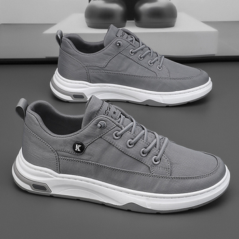 Muške tenisice od platna, slip-on, casual sportske, mekana potplata, prozračne, jesen 2025