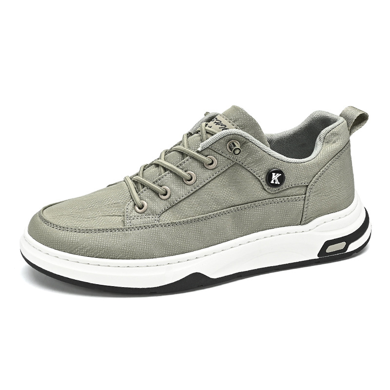 Muške tenisice od platna, slip-on, casual sportske, mekana potplata, prozračne, jesen 2025