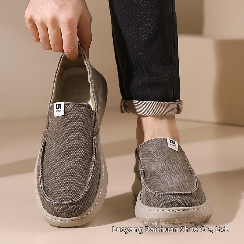 Muške platnene tenisice sa šavovima, slip-on, prozračne, perive mekane potplate, protuklizne, udobne cipele u stilu dad shoes