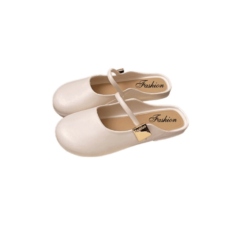 Női kültéri papucs nyitott orral, nyár 2026, új trend, lapos slip-on, csúszásmentes, puha talp