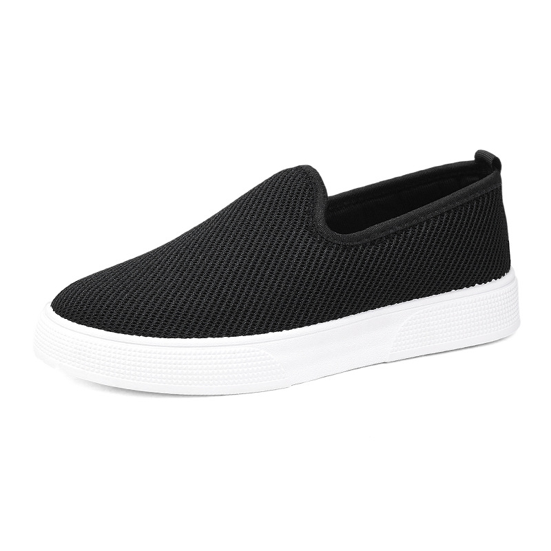 Muške prozračne platnene tenisice Slip-On – casual lagan dizajn