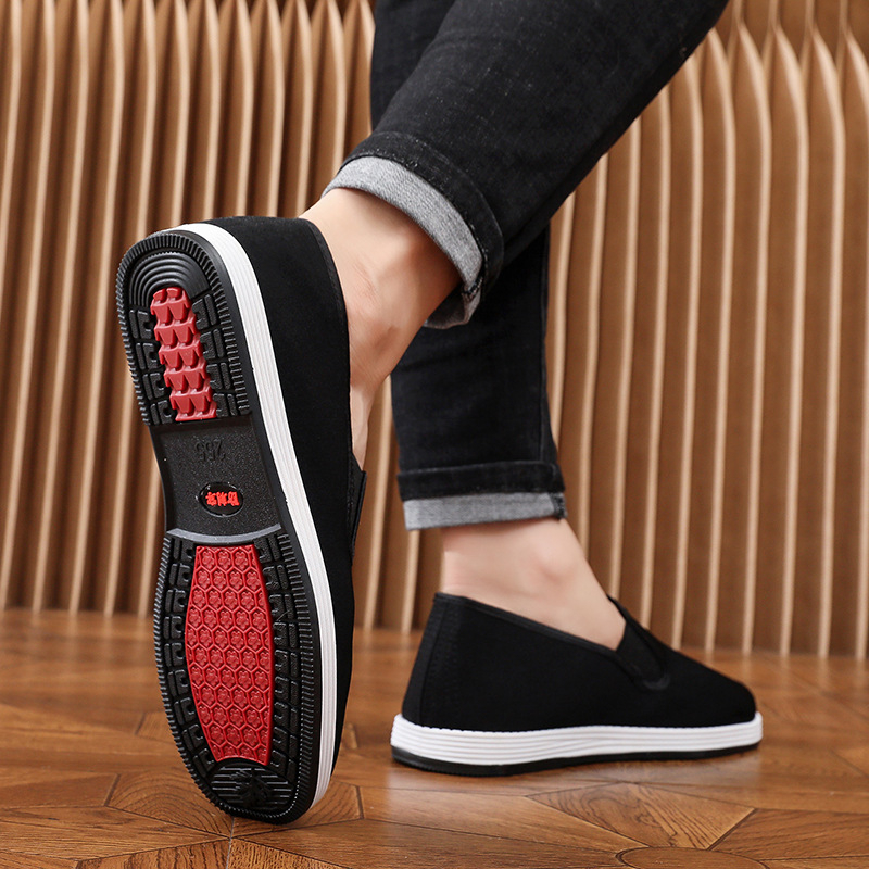 Muške prozračne slip-on radne cipele s otpornošću na probijanje potplata, vodootporne od platna
