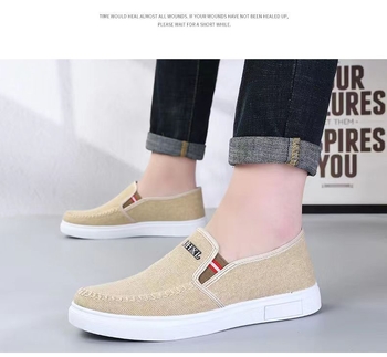 Muške platnene slip-on tenisice - udobne za svakodnevno nošenje