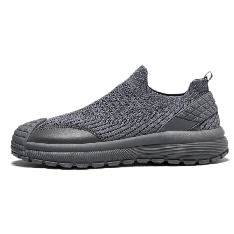 Muške Slip-On tenisice s prozračnom mrežom, proljeće–jesen, svakodnevne casual, niski otvor, ravna potplat, Dad Shoes