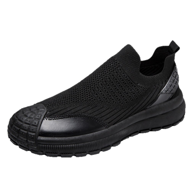 Muške Slip-On tenisice s prozračnom mrežom, proljeće–jesen, svakodnevne casual, niski otvor, ravna potplat, Dad Shoes