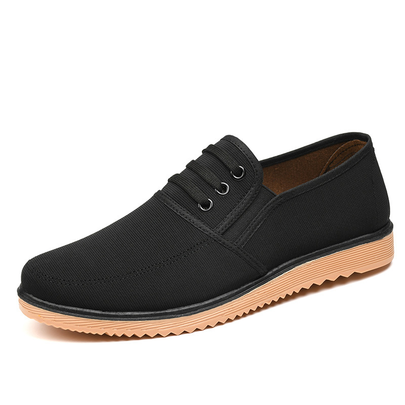 Muške platnene tenisice u stilu Starog Pekinga, Slip-On s gumom – casual tenisice