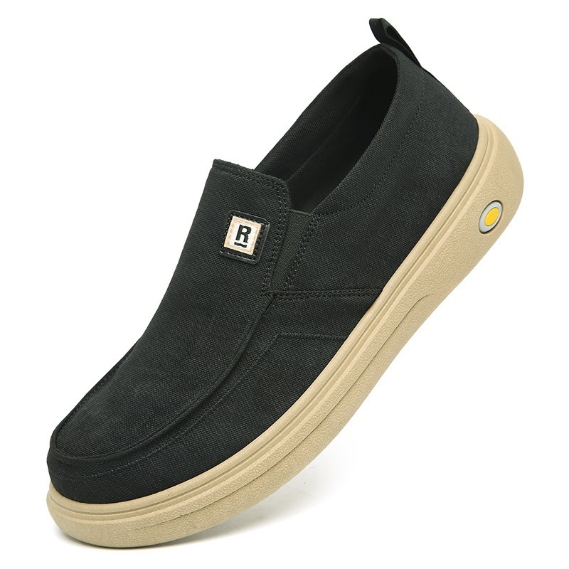 Muške slip-on tenisice od denima, prozračne i lagane, s mekanom potplatom, niski gornji dio, okrugla špička.