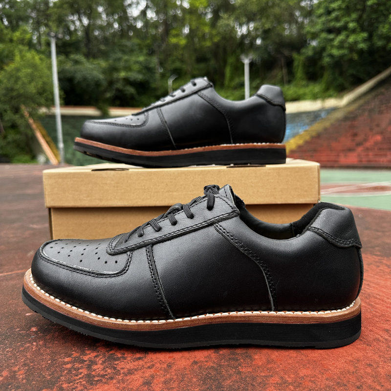 Goodyear Muške Kožne Cipele od Prave Kože, Retro Air Force One, Britanski Stil, S Velikim Prstom