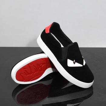 Little Monster muške retro slip-on tenisice s debelom potplatom 8809