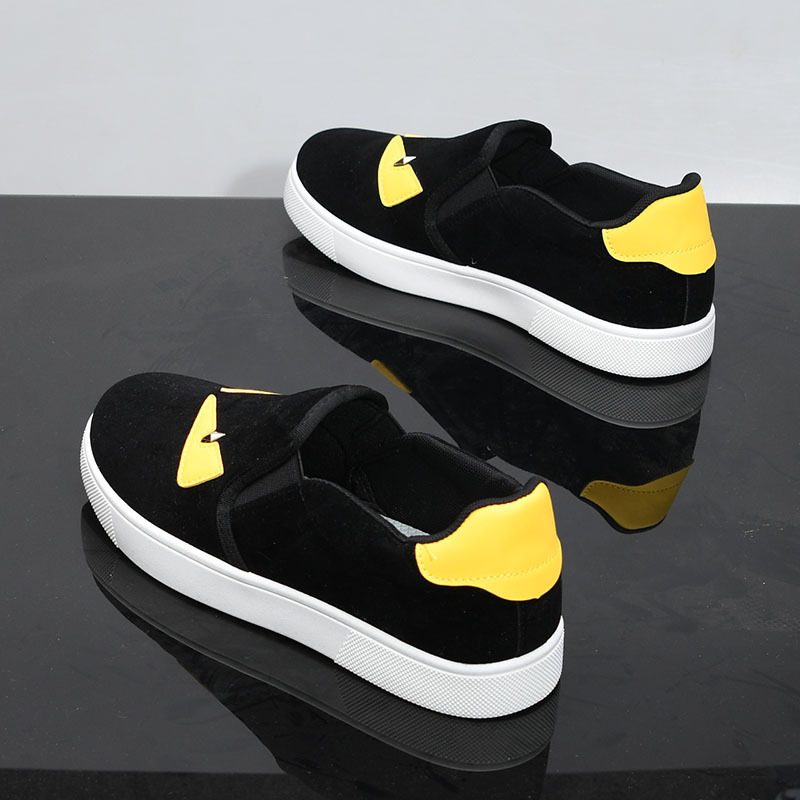 Little Monster muške retro slip-on tenisice s debelom potplatom 8809