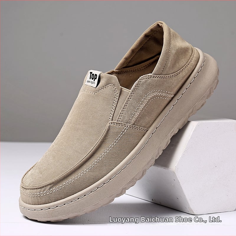Muške platnene tenisice, slip-on s podesivom petom, prozračne, lagane, svakodnevna obuća