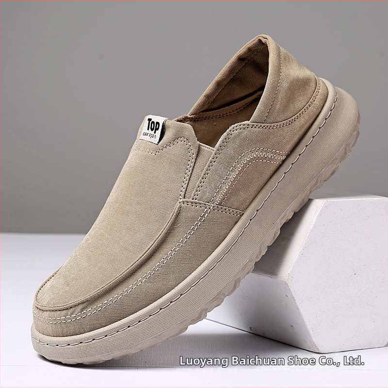 Muške platnene tenisice, slip-on s podesivom petom, prozračne, lagane, svakodnevna obuća