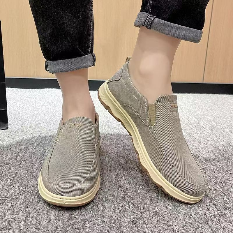 Muške prozračne platnene slip-on tenisice, jesen 2024, mekana potplata, protuklizne, casual