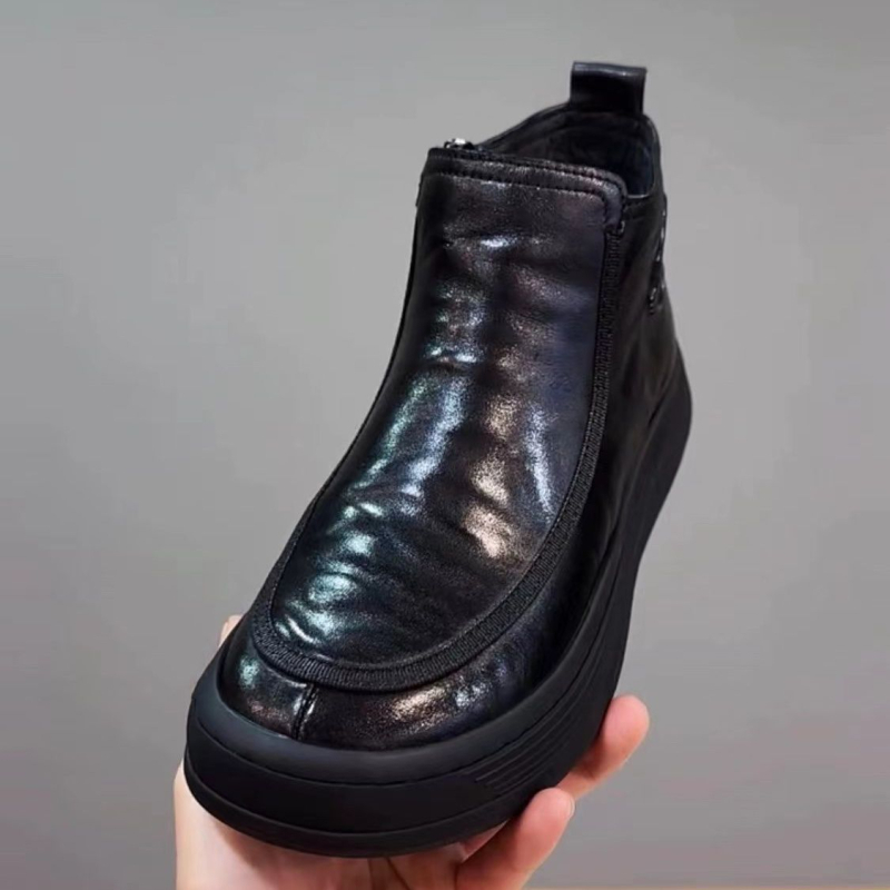 Muške slip-on cipele od prave kože, udobne za svakodnevno nošenje, 2024 jesen-zima