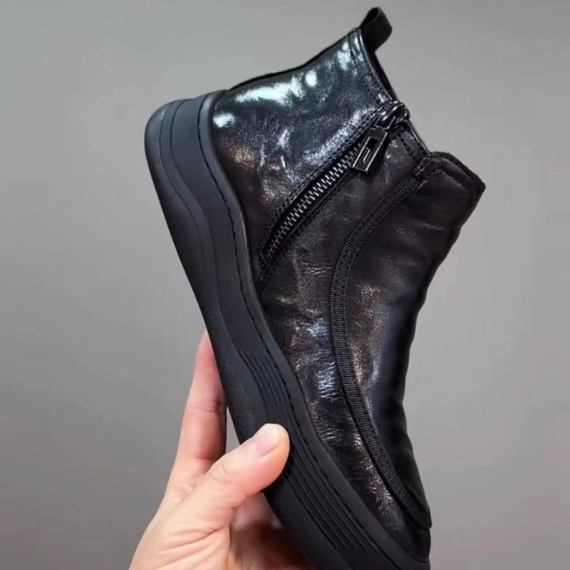 Muške slip-on cipele od prave kože, udobne za svakodnevno nošenje, 2024 jesen-zima