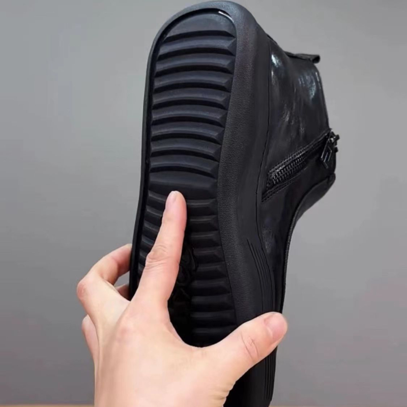 Muške slip-on cipele od prave kože, udobne za svakodnevno nošenje, 2024 jesen-zima