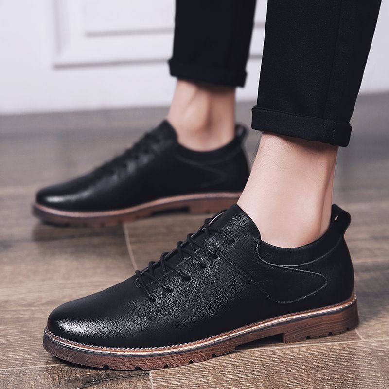 Muške kožne cipele, korejskog stila, jesensko-zimske, poslovno casual, britanski stil, svestrane