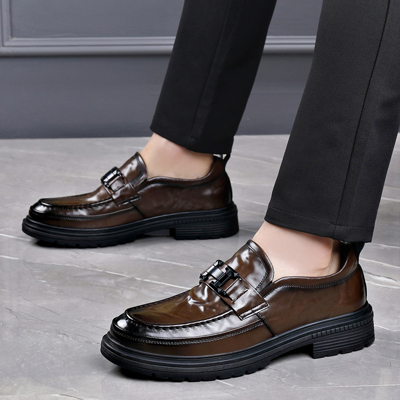 Muške kožne loaferice, slip-on, za poslovnu i svakodnevnu obuću, jesen 2026