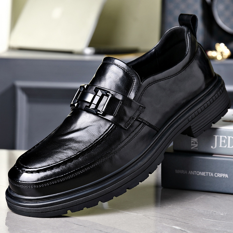 Muške kožne loaferice, slip-on, za poslovnu i svakodnevnu obuću, jesen 2026
