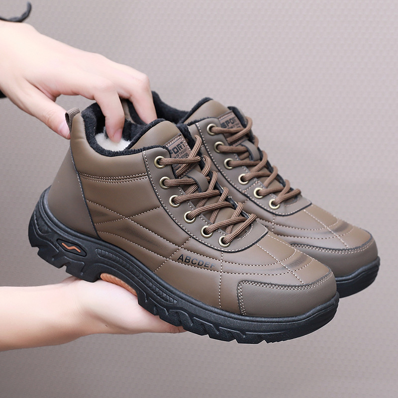 Muške zimske čizme za snijeg 2025, nove, protuklizne, otporne na habanje, za vanjsku upotrebu, udobne i lagane, obuće stil dad shoes