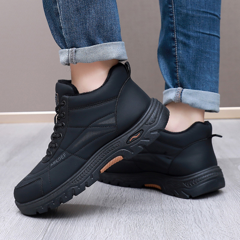 Muške zimske čizme za snijeg 2025, nove, protuklizne, otporne na habanje, za vanjsku upotrebu, udobne i lagane, obuće stil dad shoes