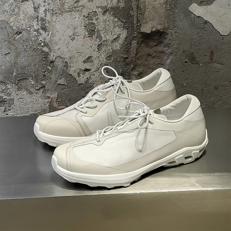 Jesenske mrežaste outdoor cipele s mekanom đonom, prozračne za planinarenje i alpinizam, casual muške cipele, model 68458, Crne-J