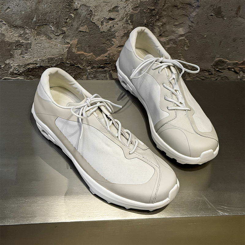 Jesenske mrežaste outdoor cipele s mekanom đonom, prozračne za planinarenje i alpinizam, casual muške cipele, model 68458, Crne-J