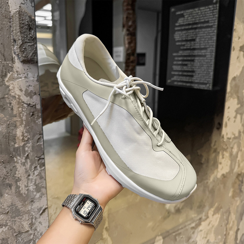 Jesenske mrežaste outdoor cipele s mekanom đonom, prozračne za planinarenje i alpinizam, casual muške cipele, model 68458, Crne-J