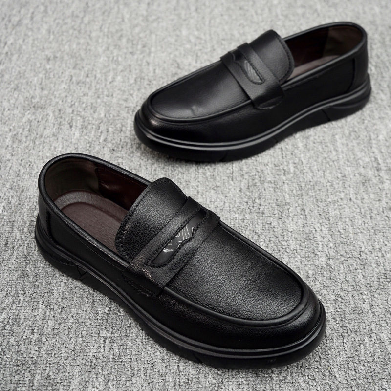 2024 Muške cipele od prave kož, udobne, casual, prozračne, meka potplata, svestran stil